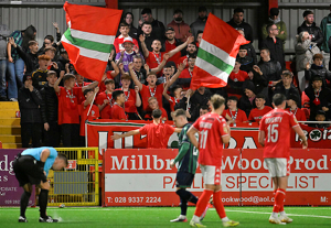 BOYLE Sports Premiership Larne vs Cliftonville