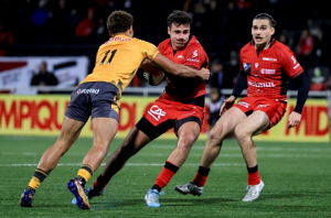 European Rugby Challenge Cup Round 1 Lyon Olympique Universitaire vs Newcastle Red Bulls